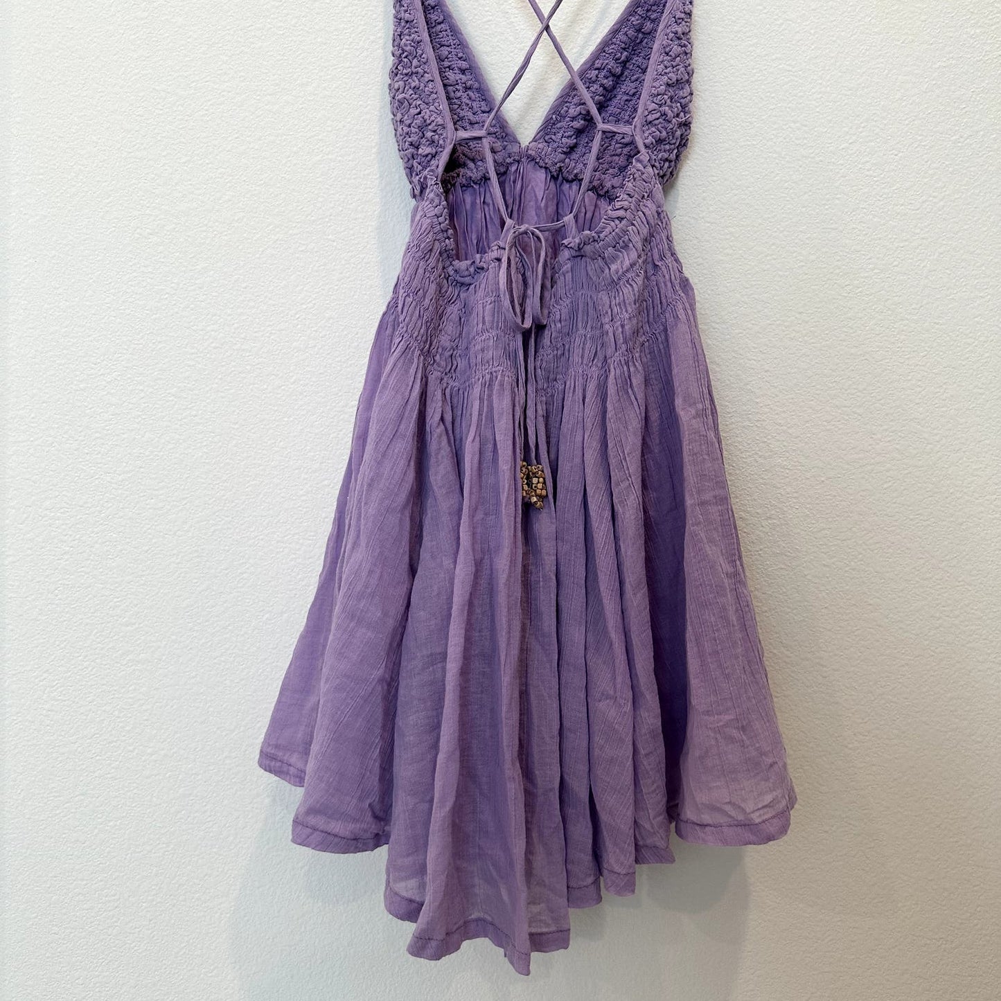 Free People Forever Favorite Mini Dress Endless Summer Thistle Patch lavender dress