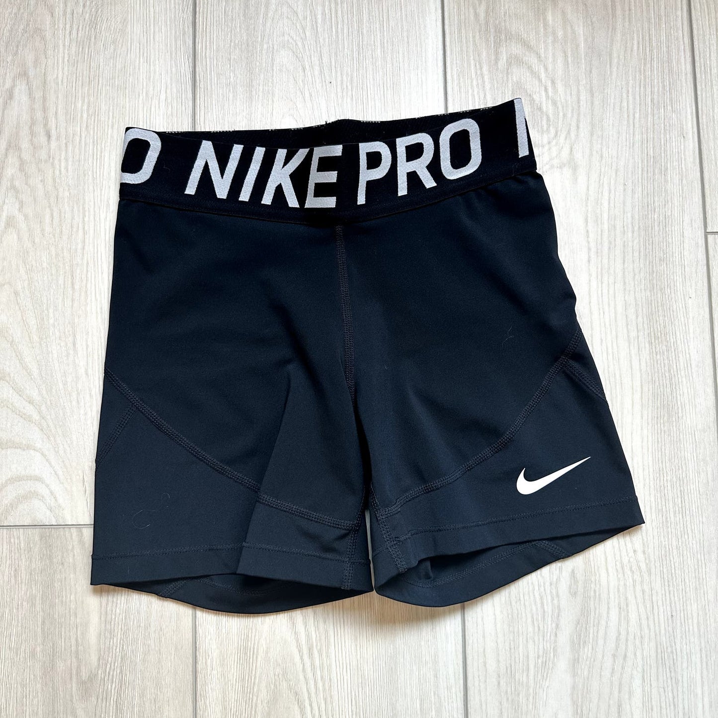 Nike Pro Dri-Fit black compression athletic gym shorts