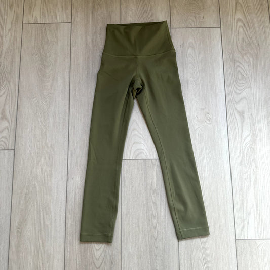 lululemon athletica, Pants & Jumpsuits, Lululemon Align Crop Diamond Dye  Graphite Grey Bronze Green Size 2 Leggings