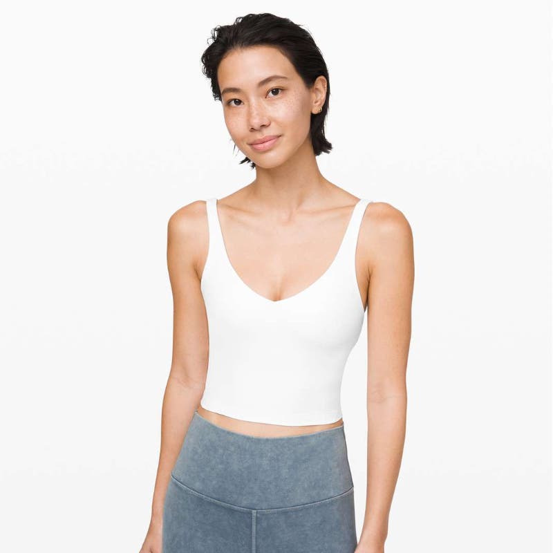 Lululemon Align tank white (first release) cropped