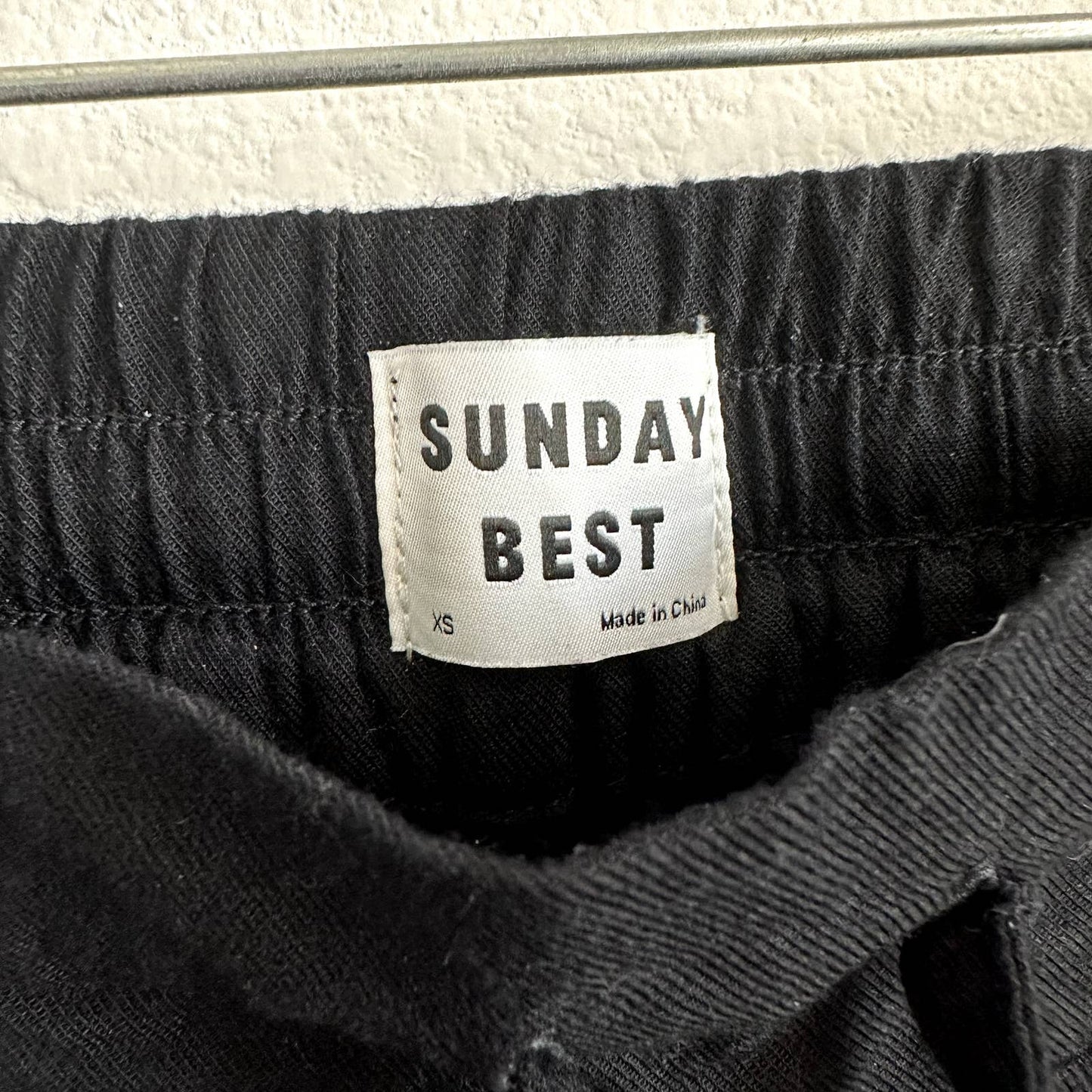 Sunday Best Los Feliz black jogger tapered skinny soft pants